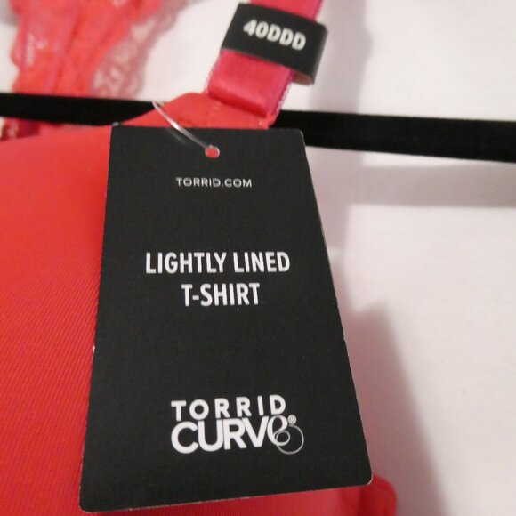TORRID - Curve | 40 DDD | Lightly Lined T-Shirt Bra | Front Closure | NWT - Picture 3 of 16